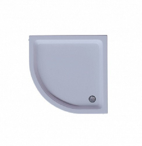 Поддон акриловый, 1/4 круга, с ножками и съемной панелью. БЕЗ СИФОНА. 80*80*15. Фото 1