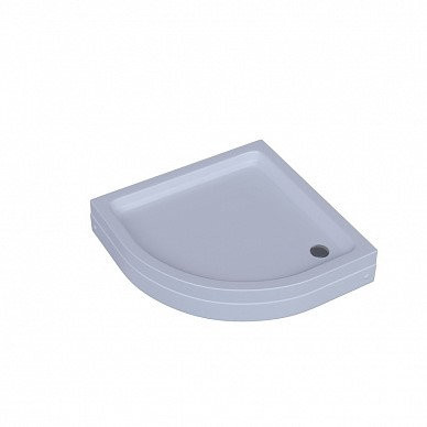 Поддон акриловый, 1/4 круга, с ножками и съемной панелью. БЕЗ СИФОНА. 90*90*15. Фото 2