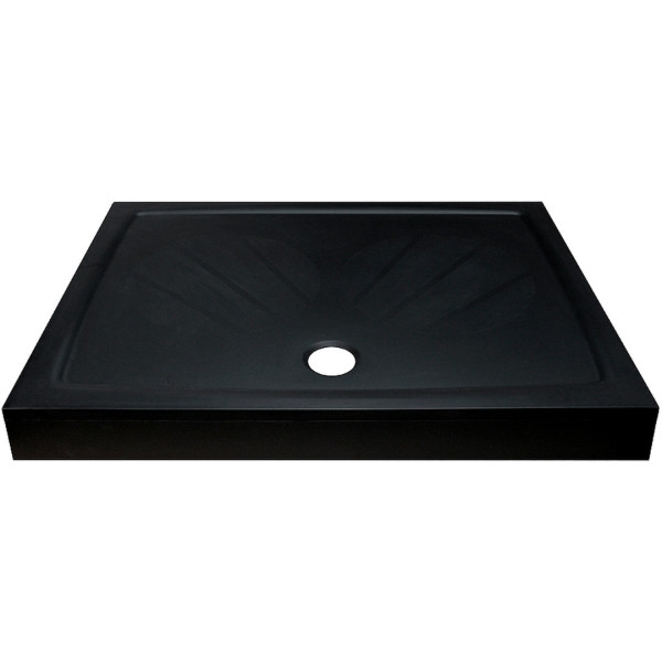 Поддон GIGANT PRO 120x80 ЧЕРНЫЙ матовый. Фото 2