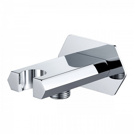 Подключение для душевого шланга с креплением для лейки Lemark LM3985C для LM3922C, хром. Фото 1