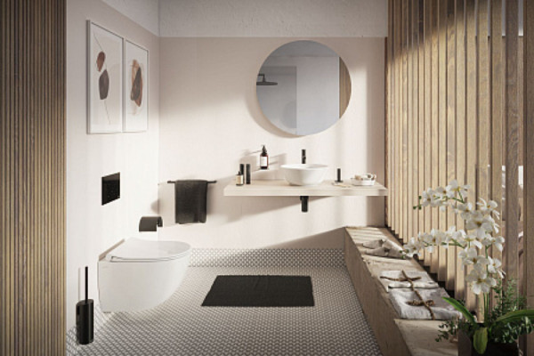 Подстаканник для зубных щеток Vitra Origin A4489636 Черный матовый. Фото 2