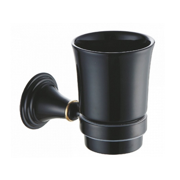 Подстаканник одинарный Fixsen Luksor, черный (FX-71606B). Фото 1