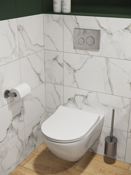 Подвесной унитаз Cersanit BRASKO SMART Clean On DPL EO slim LP. Фото 2