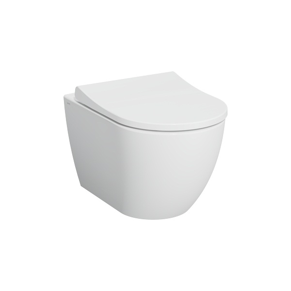 Подвесной унитаз Mia Round SmoothFlush, безободковый. Фото 1