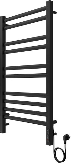 Поларис П10 500х900 электрический (quick touch) Полотенцесушитель Aquatek (черный муар). Фото 2
