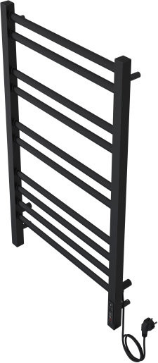 Поларис П10 500х900 электрический (quick touch) Полотенцесушитель Aquatek (черный муар). Фото 3