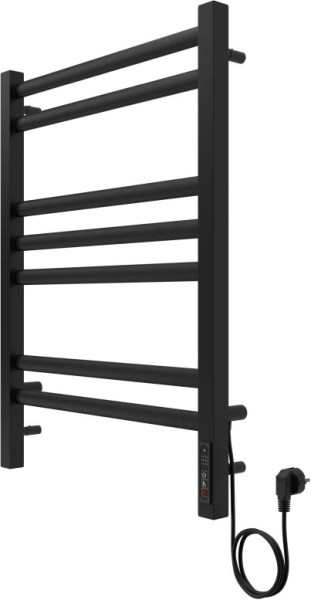 Поларис П7 500х700 электрический (quick touch) Полотенцесушитель Aquatek (черный муар). Фото 2
