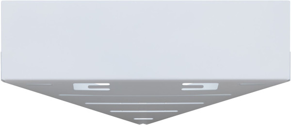 Полка Aquanet Магнум 28x28 белая матовая, угловая. Фото 1