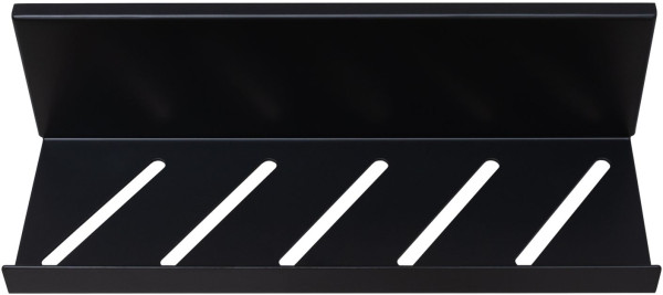 Полка Aquanet Магнум 30x80 черная матовая, открытая. Фото 1