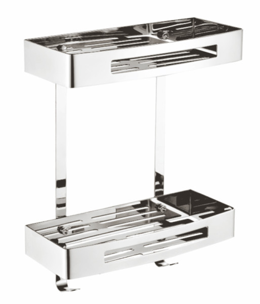 Полка AZARIO прямоугольная двухэтажная (AZ-170-2). Фото 1