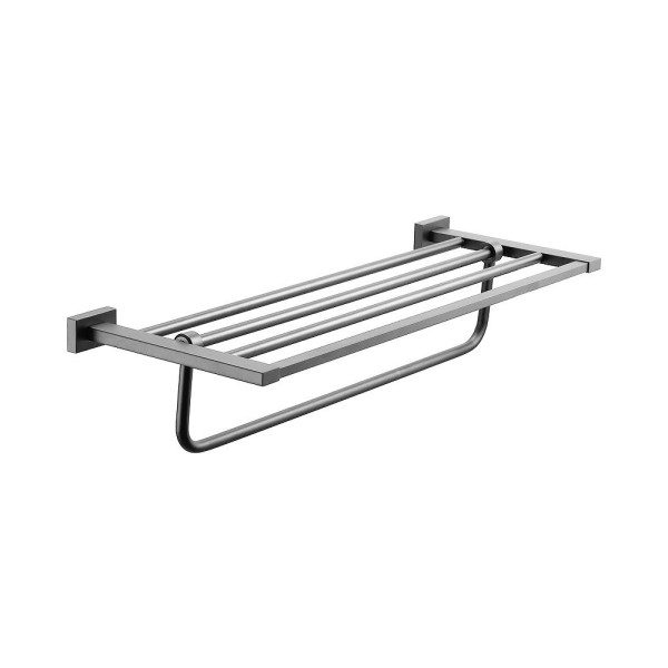 Полка для полотенец BELZ B90424, вороненая сталь. Фото 1