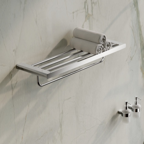 Полка для полотенец BELZ B90624, хром. Фото 3