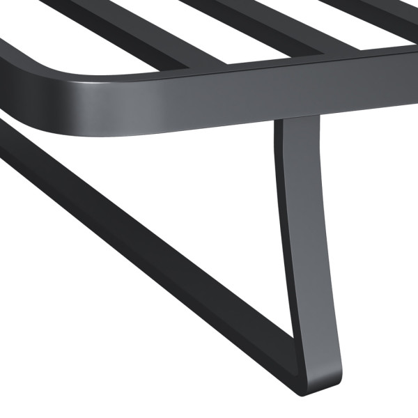 Полка для полотенец, черный. Фото 5