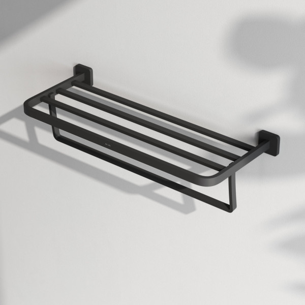 Полка для полотенец, черный. Фото 1