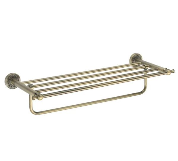Полка для полотенец Rose RG1008Q, бронза. Фото 1