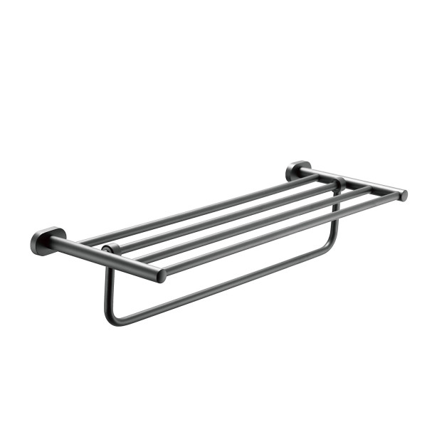 Полка для полотенец Shevanik SG5108T, оружейная сталь. Фото 1