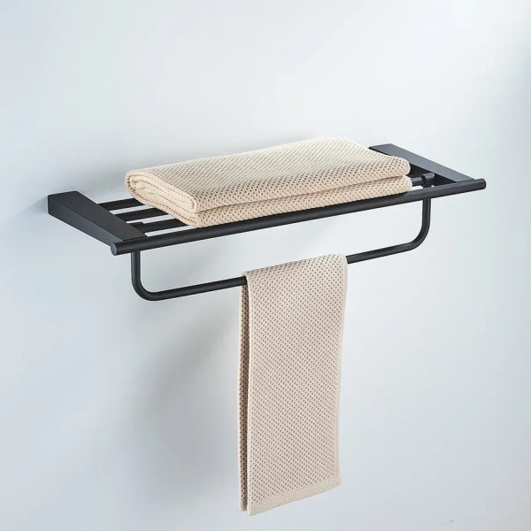 Полка для полотенец Shevanik SG5708H, черный. Фото 4
