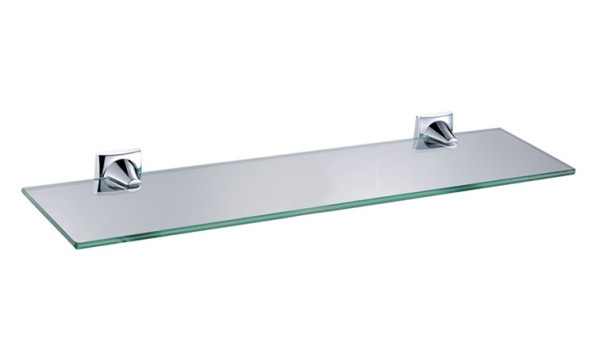 Полка Fixsen Ocean стеклянная, хром (GR-2003). Фото 1