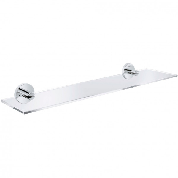 Полка Grohe Essentials 530 мм прозрачное стекло, хром (40799001). Фото 1