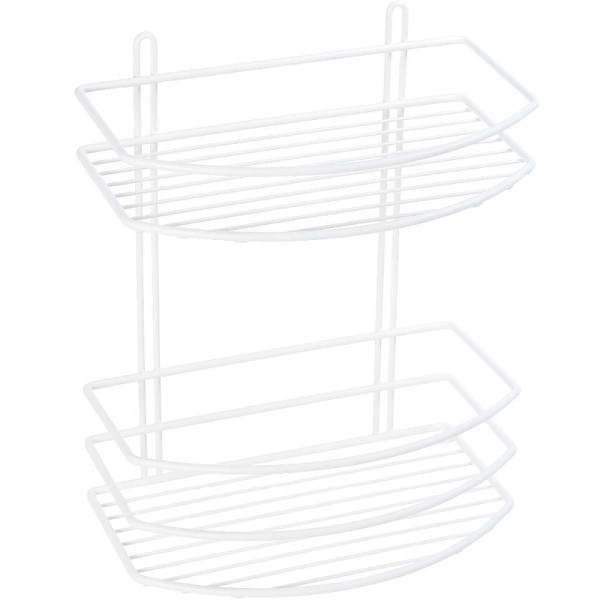 Полка корзина Fixsen, двухэтажная, белая (FX-720W-2). Фото 1