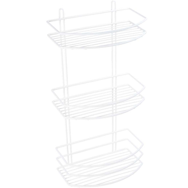 Полка корзина Fixsen, трехэтажная белая (FX-720W-3). Фото 1