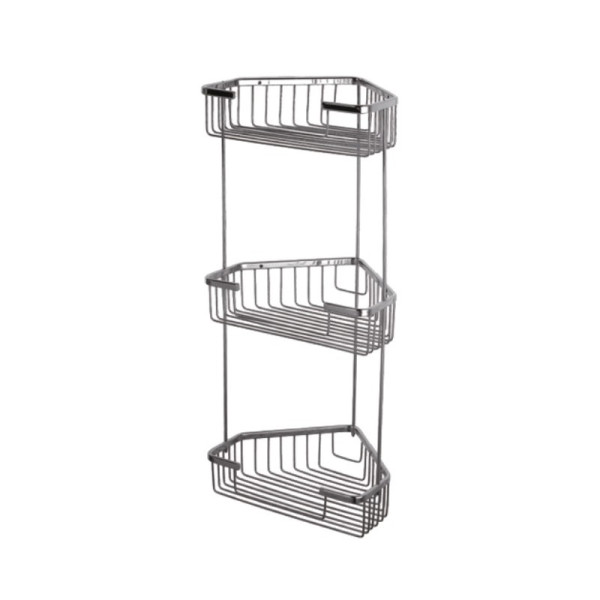 Полка металлическая угловая D-Lin D201306, хром. Фото 1