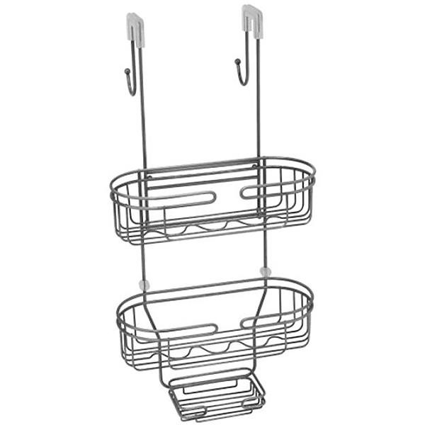 Полка овальная Fixsen двухэтажная, хром (FX-861). Фото 1