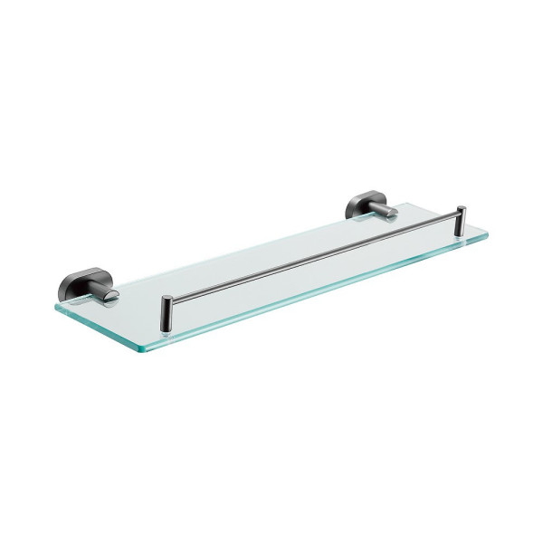 Полка стеклянная BELZ B90507, вороненая сталь. Фото 1