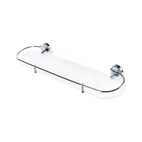 Полка стеклянная D-Lin D260700-1, хром. Фото 1