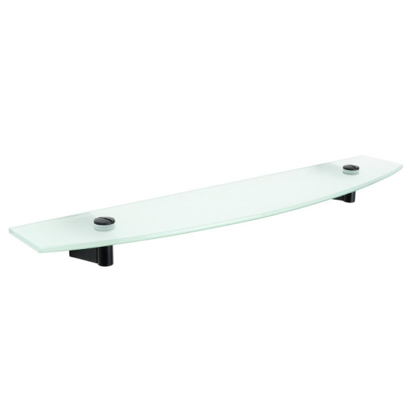 Полка стеклянная Fixsen Trend, черная (FX-97803). Фото 1