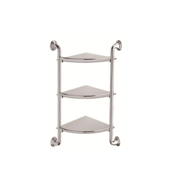 Полка стеклянная угловая D-Lin D263310, хром. Фото 1