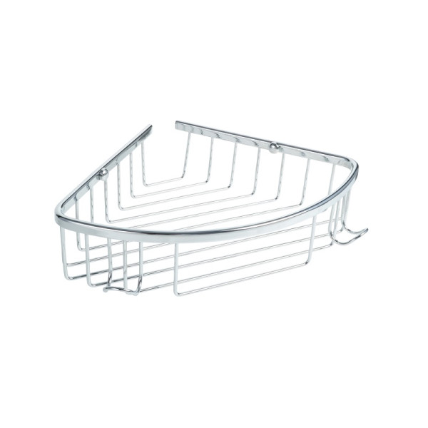 Полка угловая Fixsen Hotel, одноэтажная, хром (FX-31051-1). Фото 1