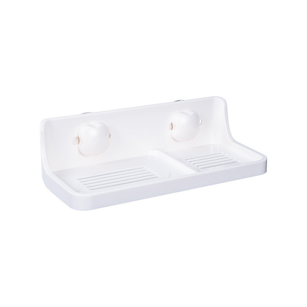 Полочка прямоугольная Fixsen Grampus одноэтажная, белая (GR-3309). Фото 1