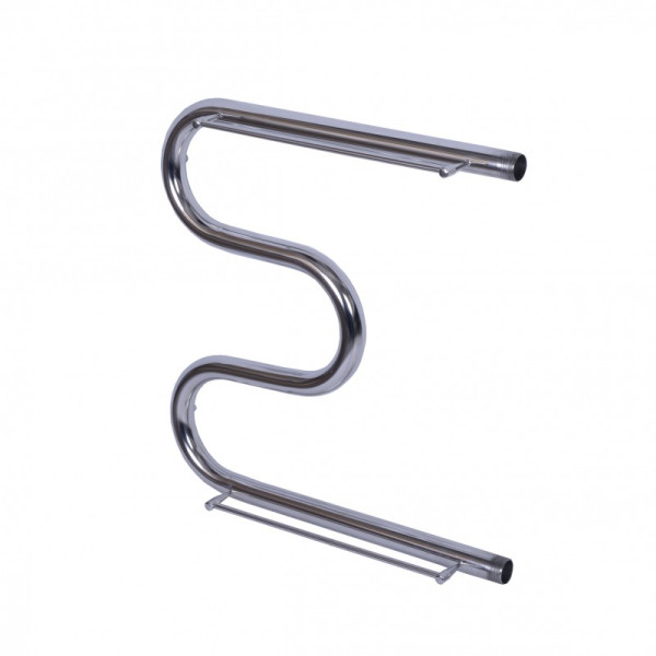 Полот. суш. М-обр 500х500 1" ТЕРА (нерж) ПСВ-06-02 с полкой. Фото 1