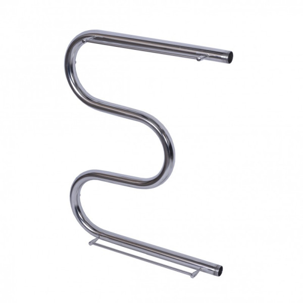 Полот. суш. М-обр 600х500 1" ТЕРА (нерж) ПСВ-06-09 с полкой. Фото 1