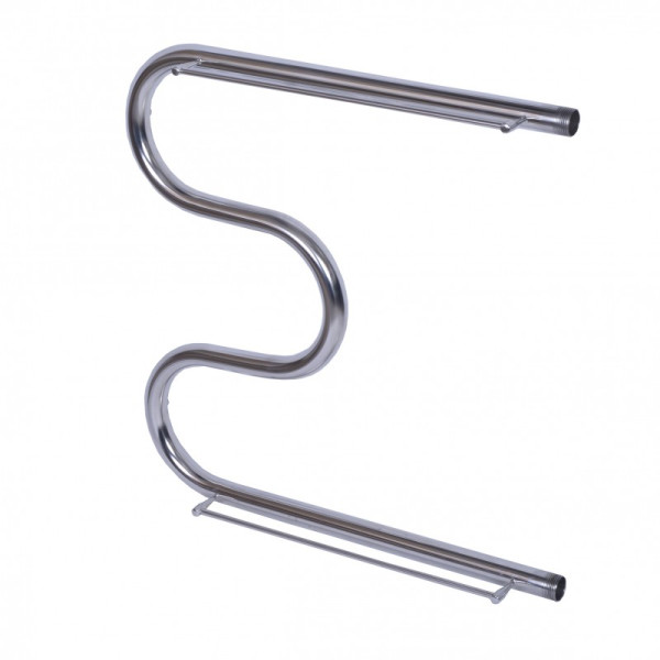 Полот. суш. М-обр 600х600 1" ТЕРА (нерж) ПСВ-06-10 с полкой. Фото 1