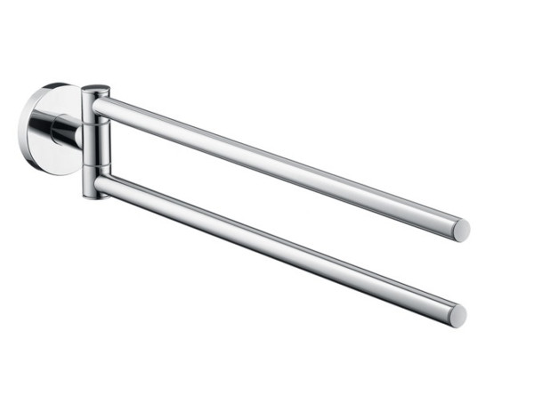 Полотенцедержатель двухрожковый Hansgrohe Logis, хром (40512000). Фото 1