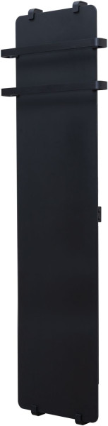 Полотенцесушитель электрический Allen Brau Infinity 180x44 с рейлингом 2.0 и креплением, черный матовый. Фото 1