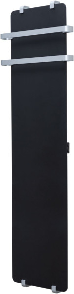 Полотенцесушитель электрический Allen Brau Infinity 180x44 с рейлингом 2.0 и креплением, серебро браш. Фото 1