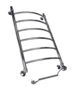 Полотенцесушитель электрический Двин форма лесенка 60х60 цвет Хром (4627087856502). Фото 1