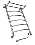 Полотенцесушитель электрический Двин FR Electro форма лесенка 60х50 ТЭН слева цвет Хром (4627199471006). Фото 1