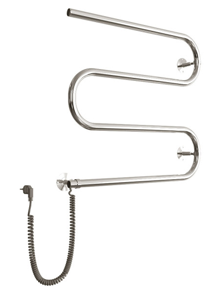 Полотенцесушитель электрический Двин HD M форма М-образная 50х50 цвет Хром (4627085363699). Фото 1