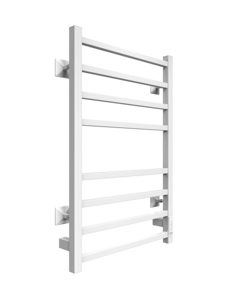 Полотенцесушитель электрический Двин L plaza neo форма лесенка 80х50 цвет Белый (4656759179250). Фото 1