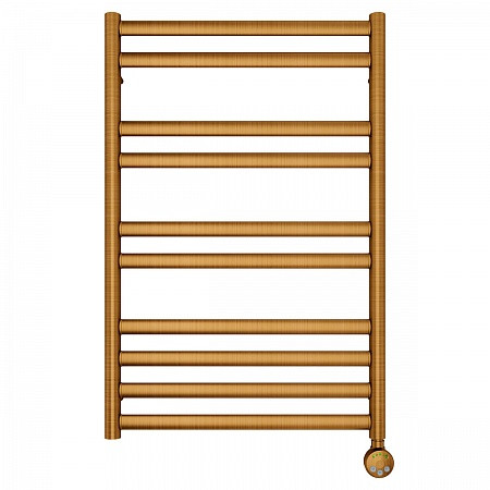 Полотенцесушитель электрический Lemark Status LM44810EBR П10 500x800, левый/правый, бронза. Фото 1