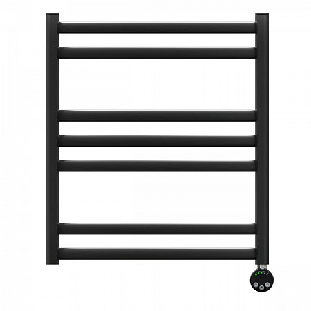 Полотенцесушитель электрический Lemark Unit П7 LM45607EBL 500x600, левый/правый, черный. Фото 1