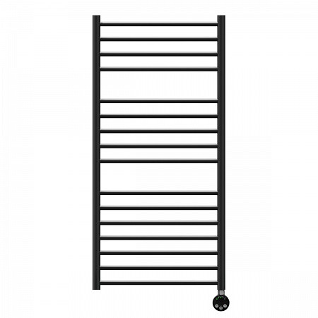 Полотенцесушитель электрический Lemark Ursus LM72116EBL П16 500x1100, левый/правый, черный. Фото 1