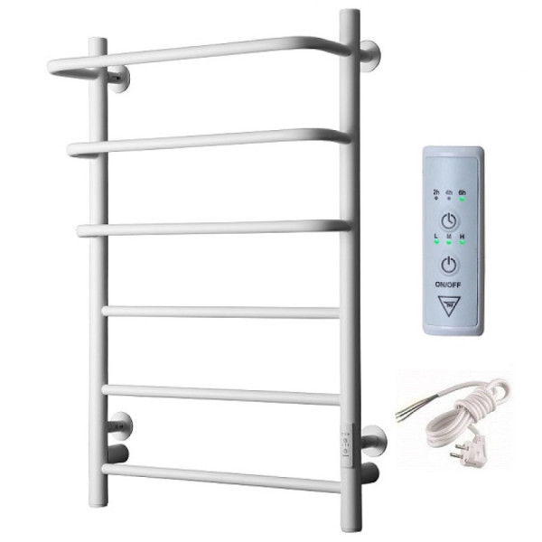 Полотенцесушитель электрический (лесенка) Тругор Пэк сп 19 80х50 см, белый. Фото 1