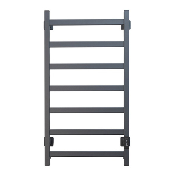 Полотенцесушитель электрический (лесенка) Тругор Пэк сп 20 кв 80х40 см, графит. Фото 3