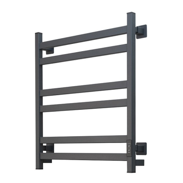 Полотенцесушитель электрический (лесенка) Тругор Пэк сп 21 кв 60х50 см, графит. Фото 1