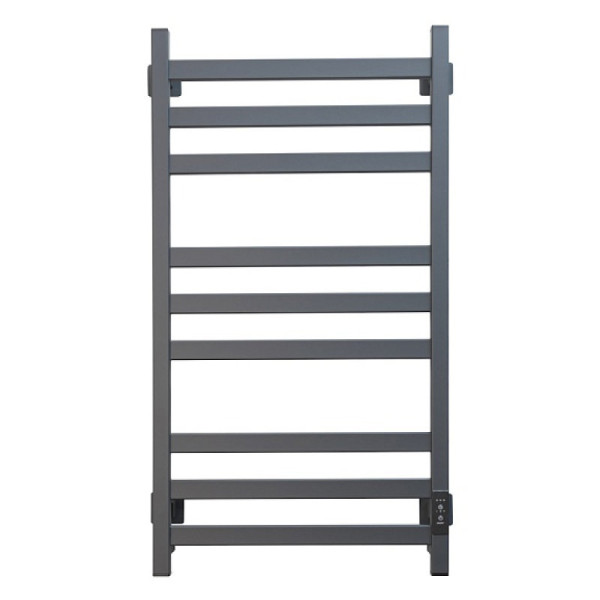 Полотенцесушитель электрический (лесенка) Тругор Пэк сп 21 кв 80х40 см, графит. Фото 3